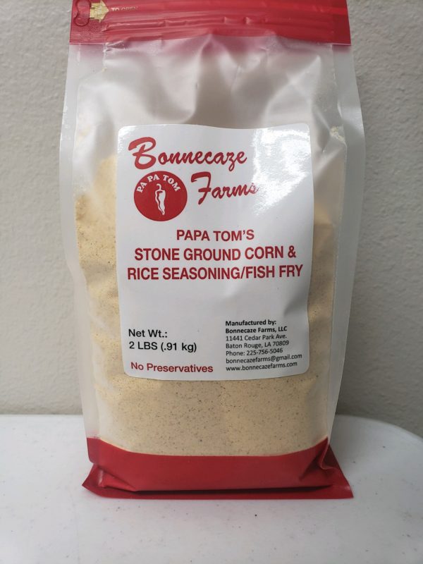 Stone Ground Corn and Rice Seasoning/Fish Fry Mix - 2 lbs